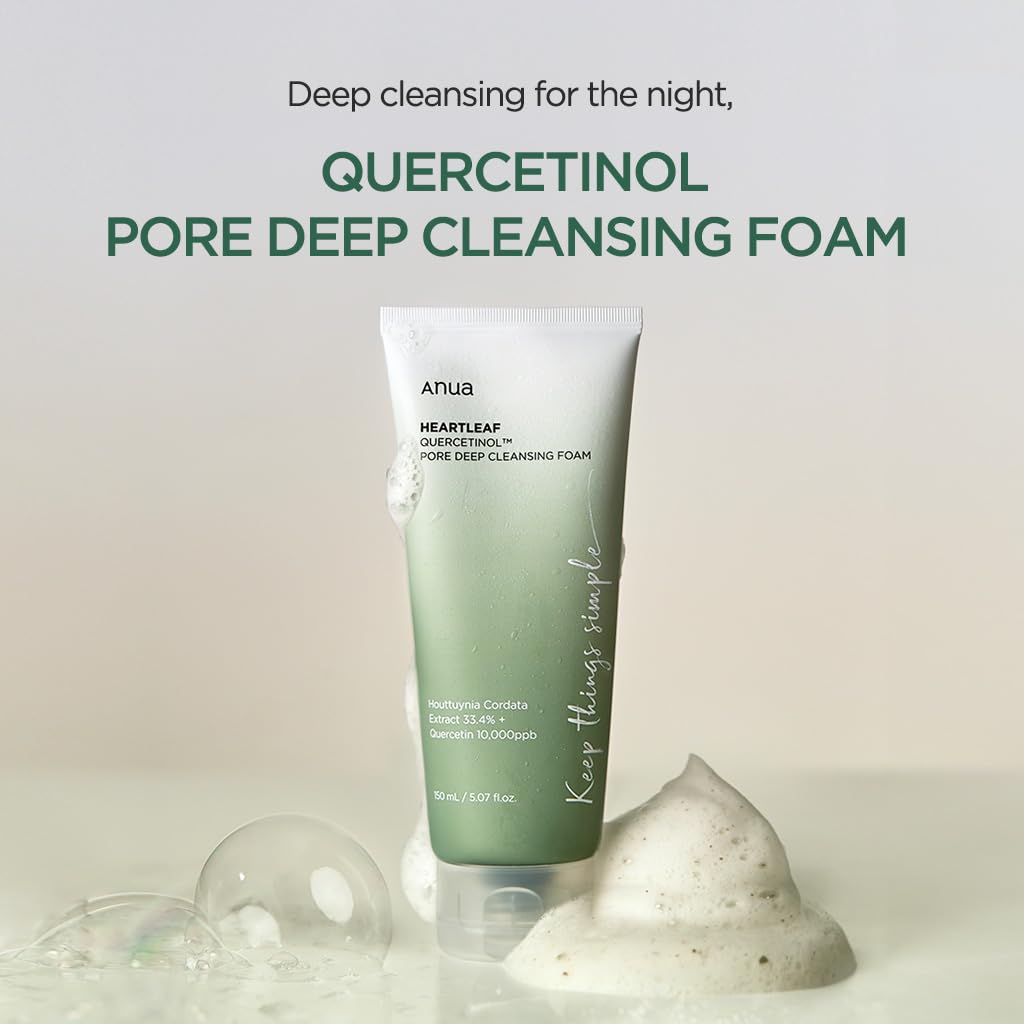 HEARTLEAF QUERCETINOL PORE DEEP CLEANSING FOAM 150ml (RENEW)