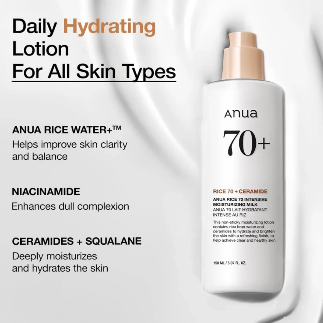 RICE 70 INTENSIVE MOISTURIZING MILK 150ml